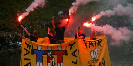 Kapsejlads i Universitetsparken