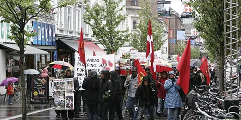 Demostration for Tamilere på Srilanka