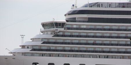 Skibet hed Arkadia og det lå nede i havnen