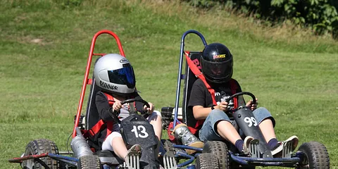 Gokart på Hårup skole