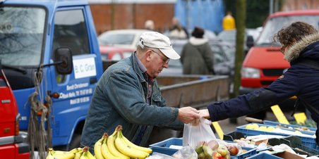 Torvedag - en efterårsdag med regn og rusk