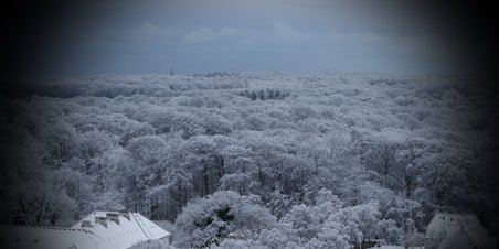 Århus - Vinter (sådan lidt fra oven)