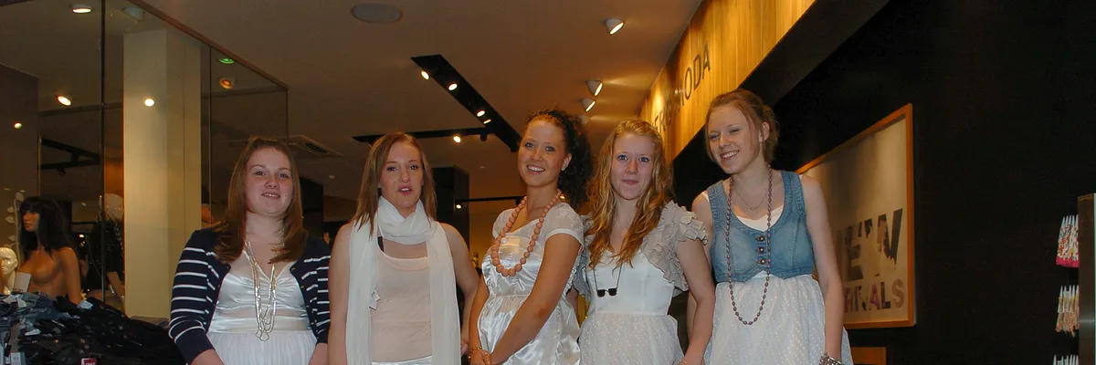 Modeshow for Konfirmander hos Vera Moda