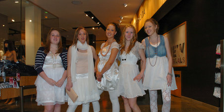 Modeshow for Konfirmander hos Vera Moda