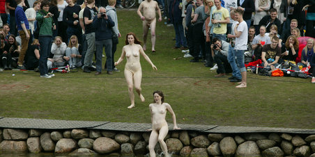 Kapsejlads på Universitetssøen