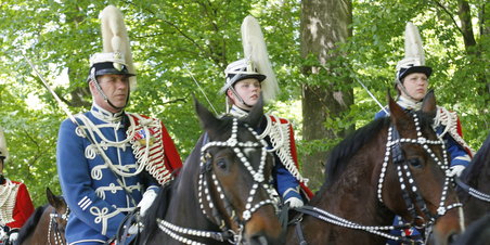 Gardehusarerne backstage