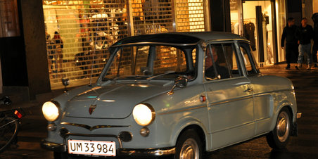 Veteran biler på Strøget - kuturnatten