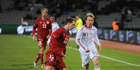Fodboldlandskamp Danmark-Tjekkiet