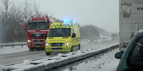 Ulykke på E45 torsdag