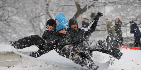 Snesjov i Universitetsparken