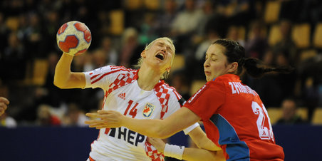 EM i Kvindehåndbold- Russland: Kroatien