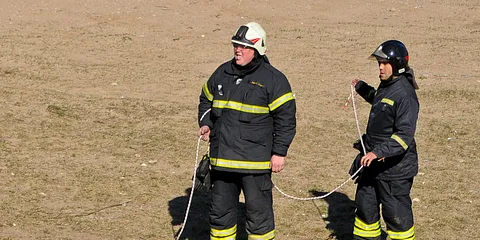 Brandfolk skal øve sig.