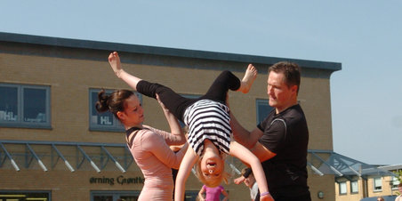 Gymnastikopvisning af Team Hørning