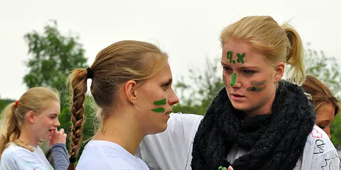 Lærerne mod eleverne - sidste skoledag, fodbold