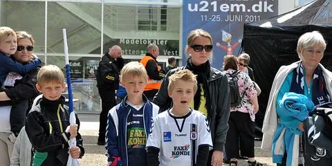 Oprykningsfest i AGF - før og efter kampen