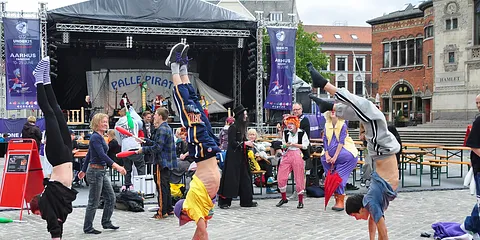 21 juni Bispetorv i Aarhus med Gøgl og Musik under U21 EM