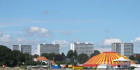 Sailing Out Århus Bugten