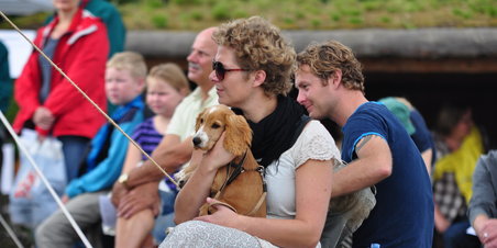 Friluftsgudtjeneste ved Egå Engsø