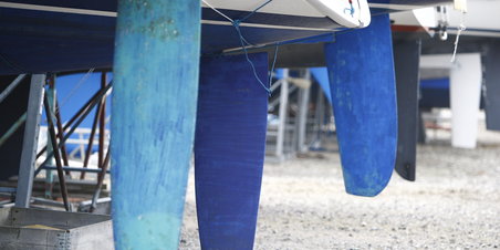 Marselisborg Havn, efterår og dis