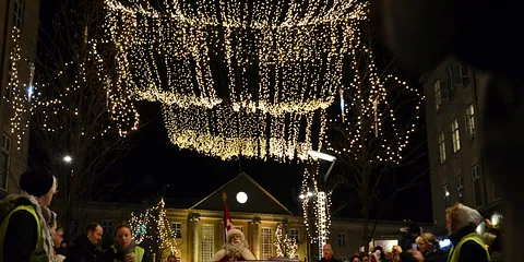 Da Julemanden kom til Aarhus.
