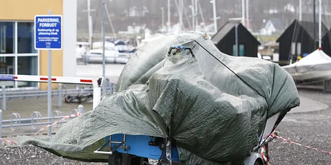 Stille før stormen ... Marselisborg Havn