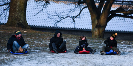 Snesjov i universitetsparken