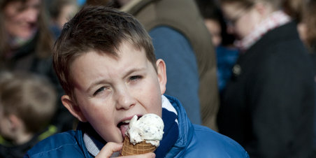 Istiden ramte Århus 25. februar 2012