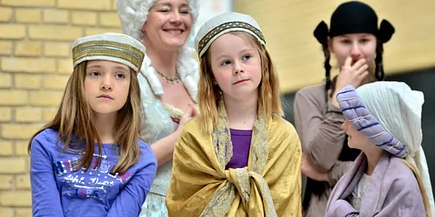 Maskerade for børn i musikhuset