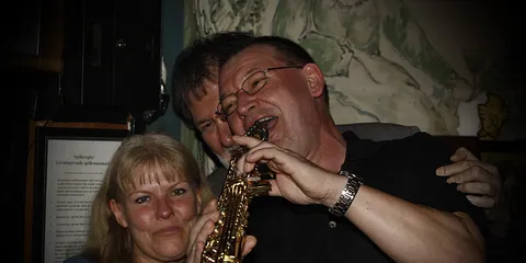 Hos Anders marts 2012 Henning Munk & Plumperne