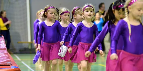 Gymnastikopvisning i LIF 