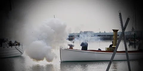 Søsætning af Dampbarkassen 15.05.2012