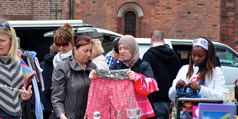 Bagagerumsmarked på Bispetorv