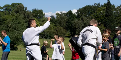 Kampsport i Mindeparken