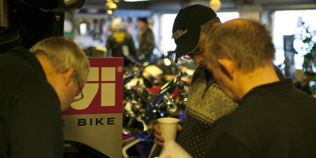 Julestue hos Larsens Motorcykler i Lystrup