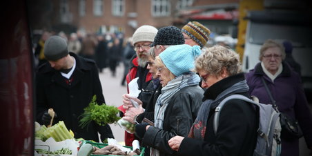 Grønttorvet - vinter med forårsvejr