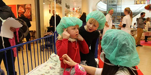 Bamsehospital i Bruuns Galleri