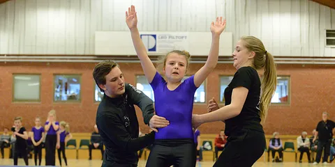 Gymnastik i Ørting Hallen