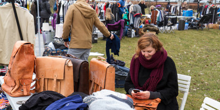 Loppemarked i Mølleparken 2013