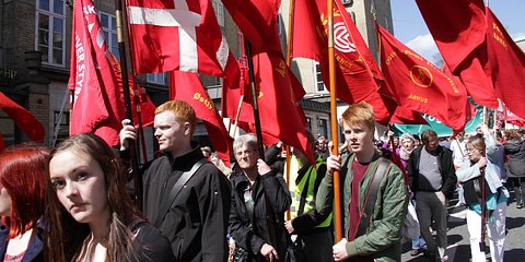 1. maj møde, Rådhuspladsen og Tangkrogen 2013
