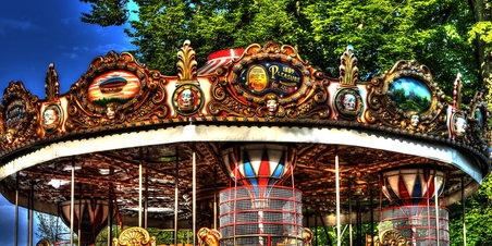 Tivoli Friheden - sommerdag i maj