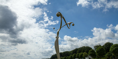 Rolig dag på Sculpture by the sea 