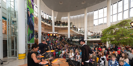 L.I.G.A og Djämes Braun gav koncert i Storcenter Nord