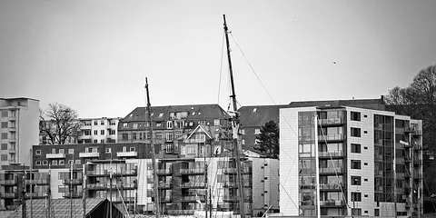 Stille dag på havnen.