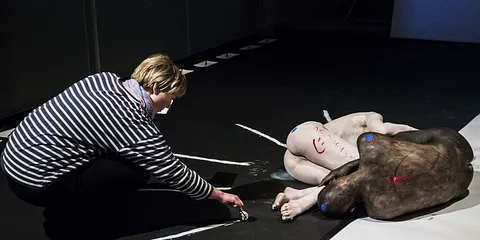 Himherandit -kunst på Godsbanen