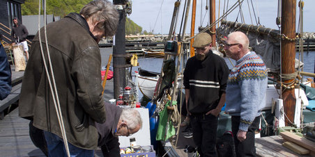 Træskibsforeningen på havnen
