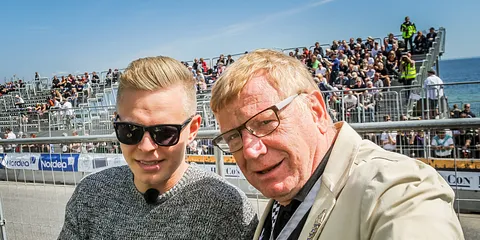 HKH Prins Joachim og Kevin Magnussen