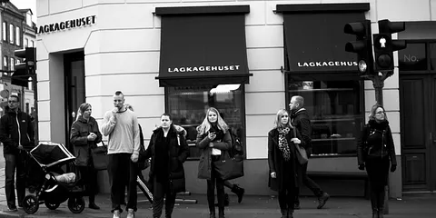 I Jægergårdsgade og omegn