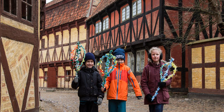 Fastelavnsris og bolsjer i Den Gamle By  