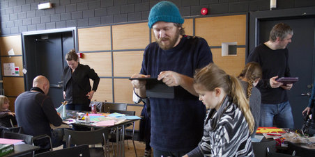 Stop motion film, på Hovedbiblioteket