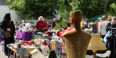Bagagerumsmarked på Ingerslev Boulevard